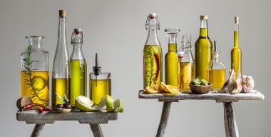 Foodfotografie, Food, Stills, Olivenöl, Olivenöle in Flaschen